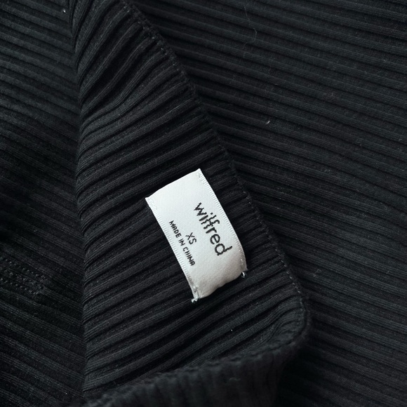 BANDEAU CROP TOP - WILFRE BLACK - Picture 3 of 5